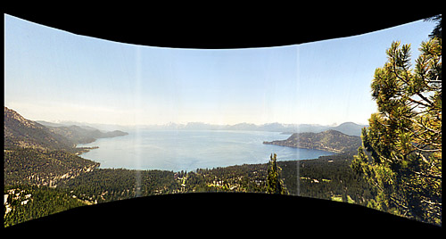 Simulated wide screen using pictures I own.